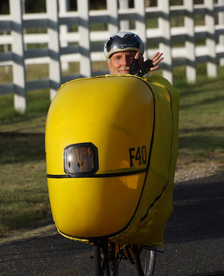 Fully enclosed on the F-40